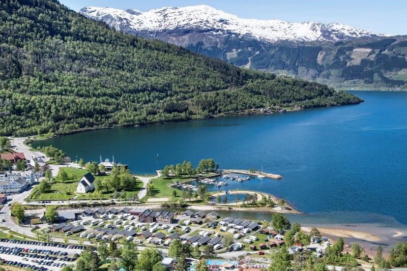 Camping Mikkelparken Ferietun, Kinsarvik, Vestland (hordaland), Norway 