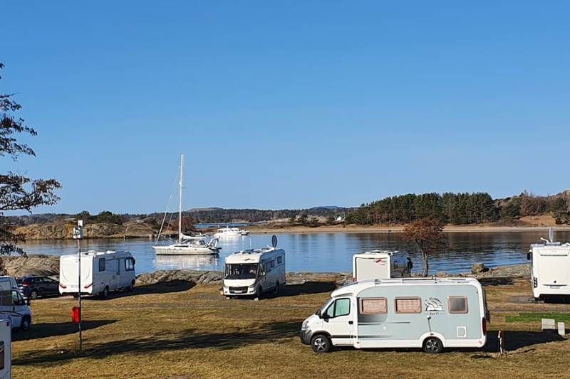 Langeby Camping Sandefjord kamperen aan het fjord