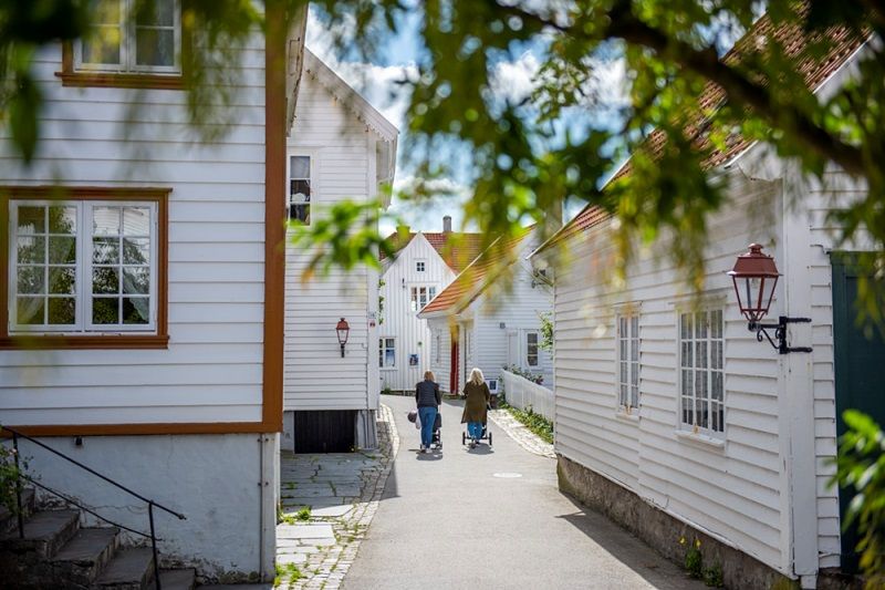 Sandhaland Camping bezoek Skudeneshavn