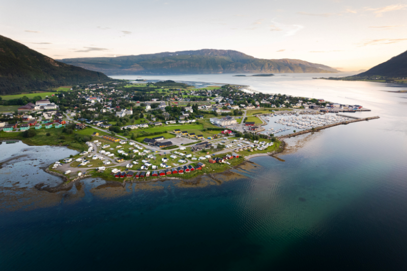 Topcamp Havblikk Nesna ligging